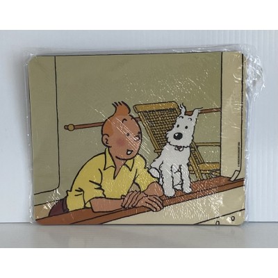 Tapis de souris Tintin voyage